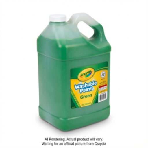 Peinture lavable Crayola — vert, 128 oz / 3,78 L