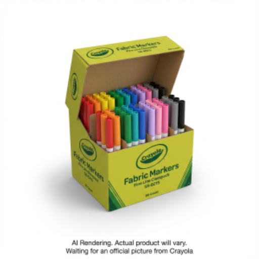 Marqueurs pour tissu Crayola — 80 marqueurs