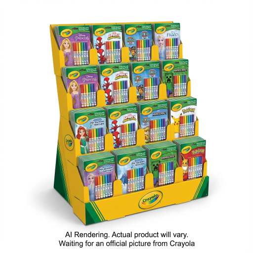 Présentoir Crayola