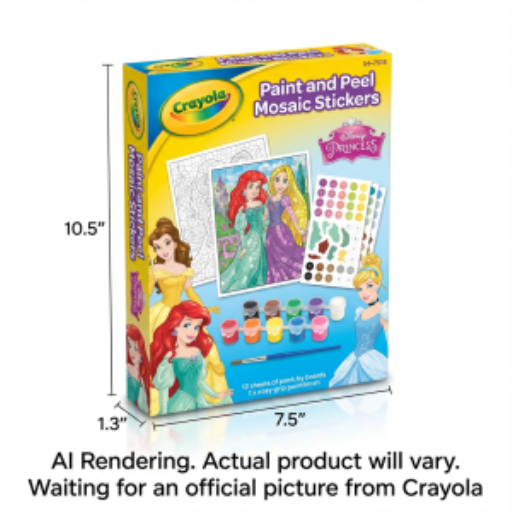 Autocollants mosaïque à peler Crayola