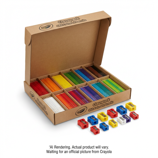 Crayons de couleur Crayola — 462 crayons, 14 couleurs