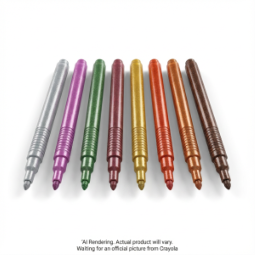 Marqueurs à paillettes Crayola — 8 couleurs