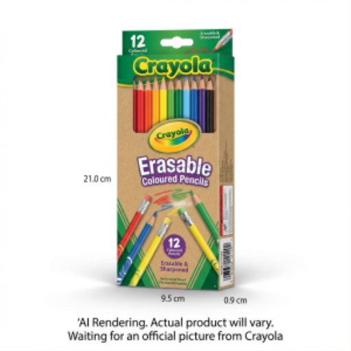 Crayons de couleur effaçables Crayola — 12 couleurs