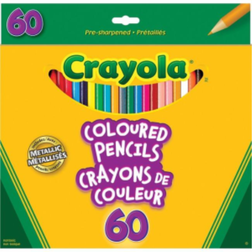 Crayons de couleur Crayola — 60 couleurs