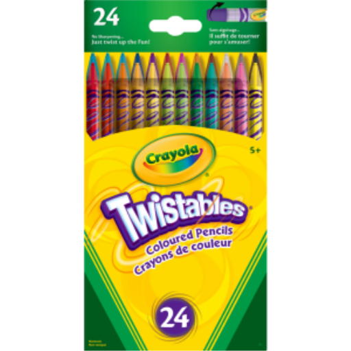Crayons de couleur Twistables Crayola — 24 couleurs