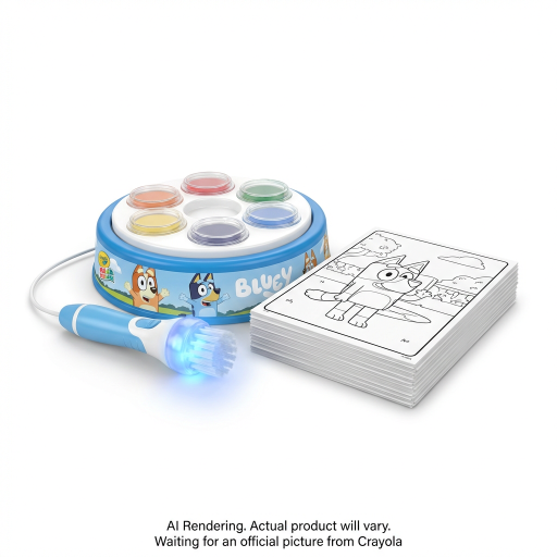 Trousse Color Wonder Magic Light Crayola — Bluey