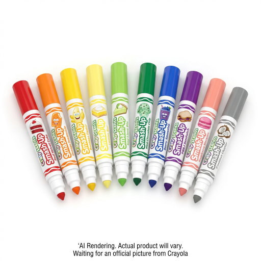 Marqueurs Crayola Silly Scents Smash Ups — 10 couleurs