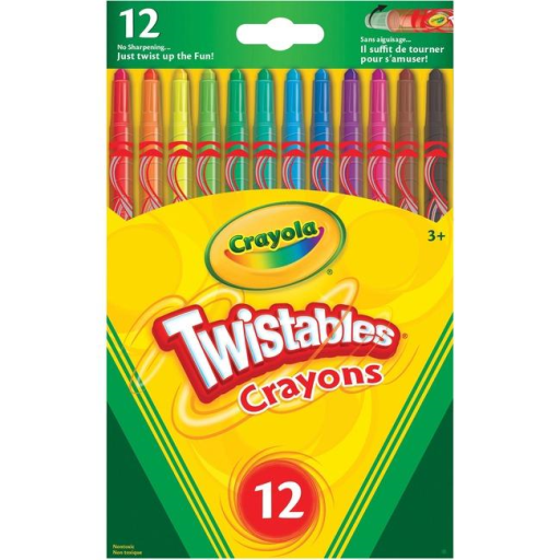 Crayons Twistables Crayola — 12 couleurs