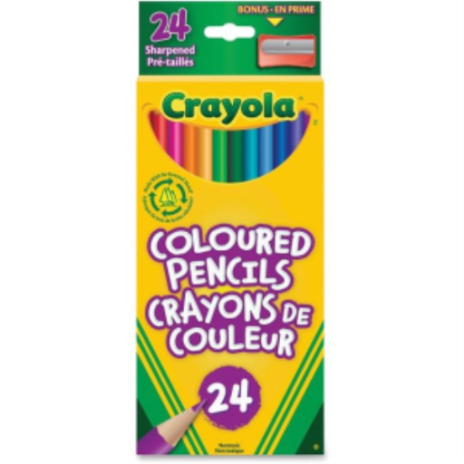 Crayons de couleur Crayola — 24 couleurs