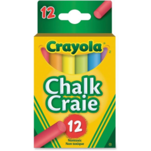 Craies sans poussière Crayola — 12 pièces