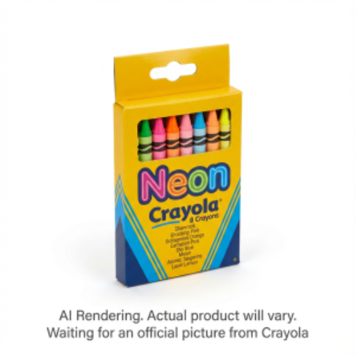 Crayons Crayola néon — 8 couleurs