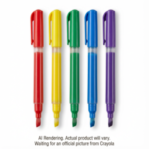 Crayons-pinceaux de peinture lavable Crayola — 5 couleurs