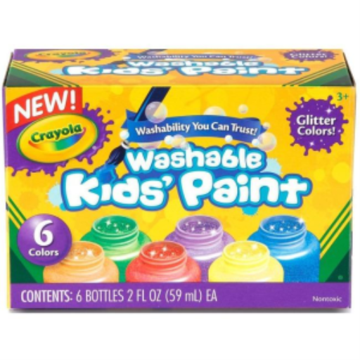 Pots de peinture lavable Crayola, 59 ml