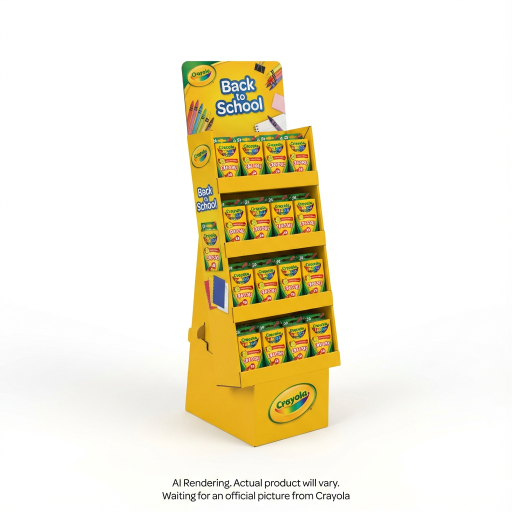Présentoir Crayola