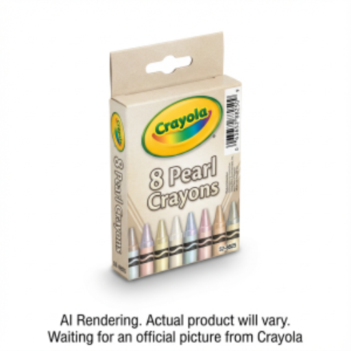 Crayons de cire nacrés Crayola — 8 couleurs