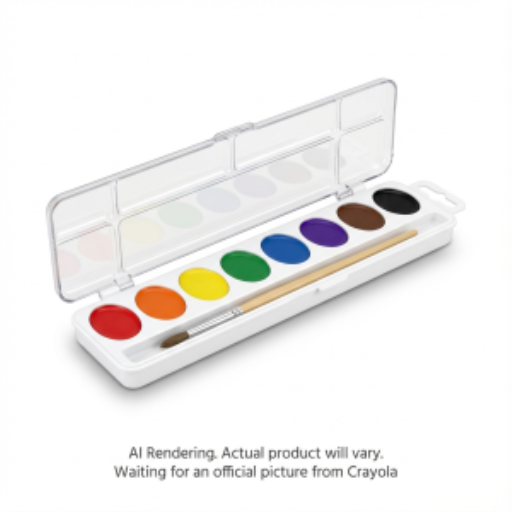Peintures aquarelles lavables Crayola — 8 couleurs