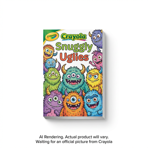 Livre de coloriage Crayola — Snuggly Uglies, 96 pages