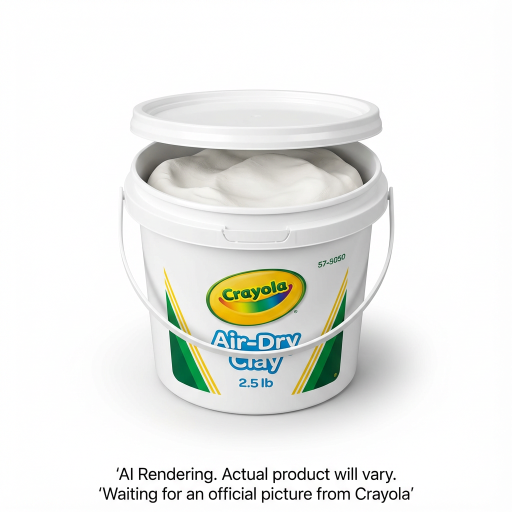 Argile à modeler Crayola Air-Dry Clay — blanc, 1,13 kg