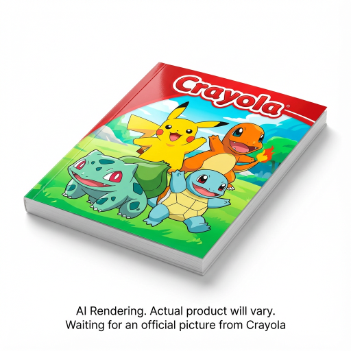 Livre de coloriage Crayola — Pokémon, 96 pages