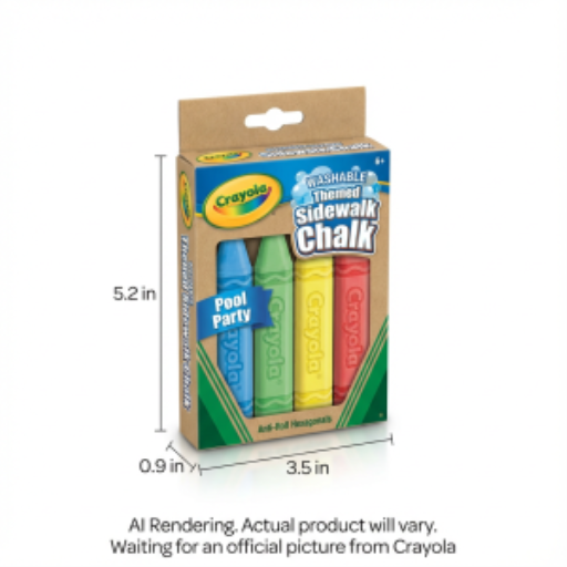 Craies de trottoir Crayola — 4 pièces