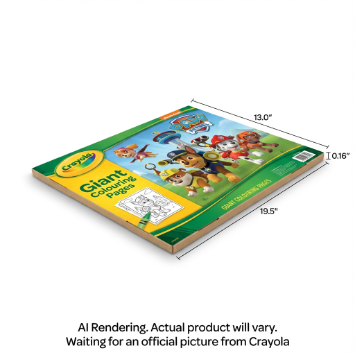 Pages géantes à colorier Crayola — Paw Patrol