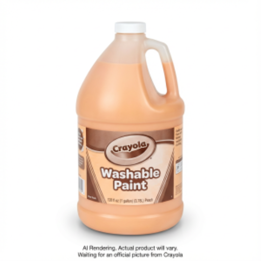Peinture lavable Crayola — pêche, 128 oz / 3,78 L