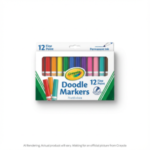 Marqueurs Doodle & Draw à pointe fine Crayola — 12 couleurs