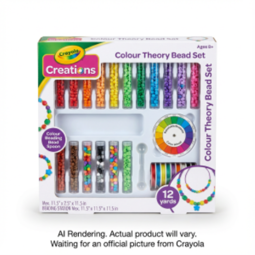 Ensemble de perles théorie des couleurs Crayola Creations