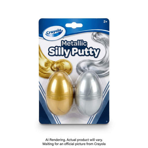 Silly Putty métallique Crayola — 2 pièces