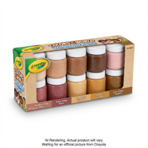Pots de peinture lavable Crayola Colors of the World — 10 pots, 59 ml