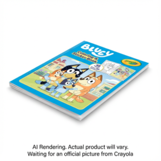 Livre de coloriage Crayola — Bluey, 48 pages