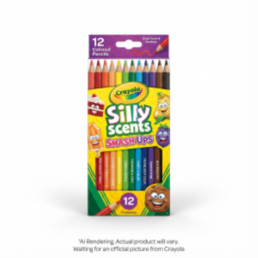 Crayons de couleur Crayola Silly Scents Smash Ups — 12 couleurs