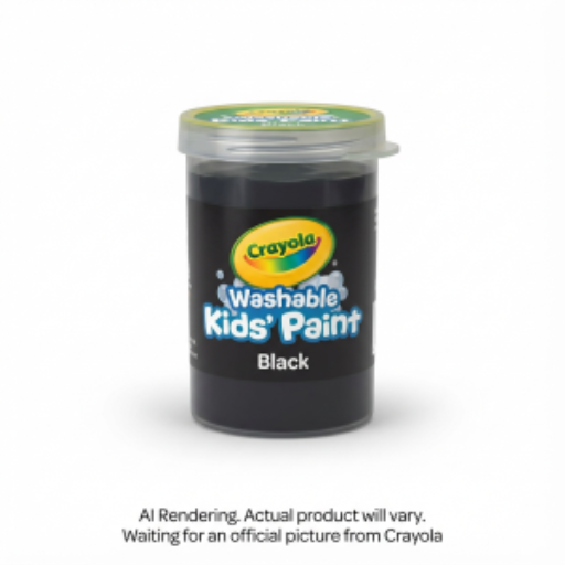 Peinture lavable Crayola — noir, 59 ml