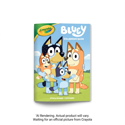 Livre de coloriage Crayola — Bluey, 96 pages