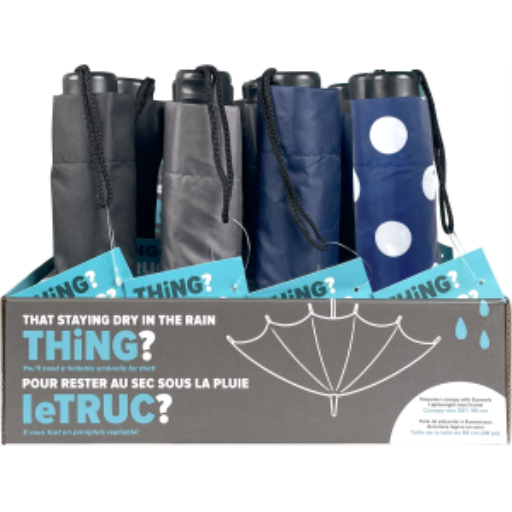 Parapluies assortis — paquet de 12