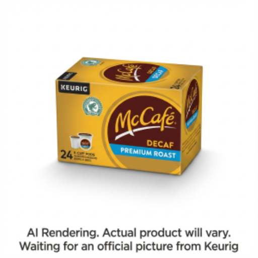 Capsules K-Cup McCafé — Premium Roast, décaféiné, torréfaction moyenne-foncée, 24 unités