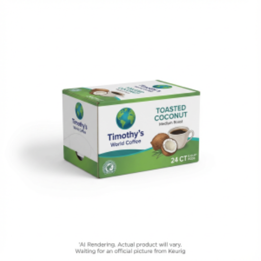 Capsules K-Cup Timothy’s — noix de coco grillée, 24 unités
