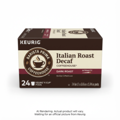 Capsules K-Cup Barista Prima Coffeehouse — torréfaction italienne décaféinée, 24 unités