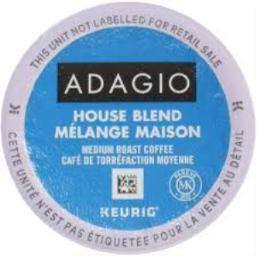 Capsules K-Cup Adagio — mélange maison, torréfaction moyenne, 24 unités