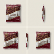 A visual matrix displaying four identical packets of Orient Express Oe House Bl Spec Reserve Filt Trad 2.5Oz, each shown from a precise 90-degree rotated angle.