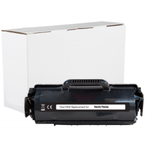 Toner compatible Lexmark T654X04A / T654X11A / X654X11A — rendement 36 000 pages