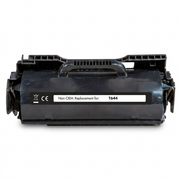 A precise, high-definition photo of the Static Control Lexmark T644 compatible toner cartridge.