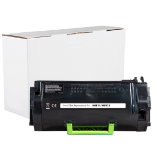 Toner compatible Lexmark 52D1X00 / 62D1X00 — noir, rendement 45 000 pages