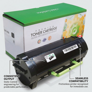 Operational feature callout image for Static Control Lexmark 56F1H00, showing key benefits.