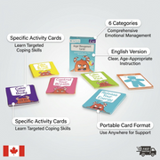 Feature graphic shows fdmt Anger Management Cards! with clear pointer lines and benefit labels.