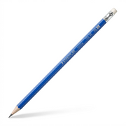 A high-resolution, centered view of the blue STAEDTLER Norica HB pencil on a pure white background.