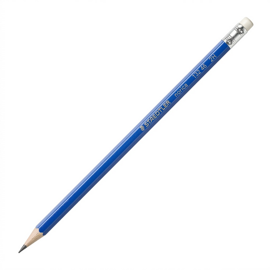 Pure, high-resolution hero shot of the STAEDTLER Norica 2H pencil on a seamless white background.