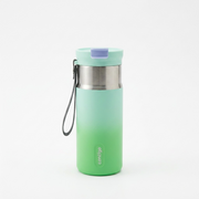A high-resolution product shot of the Contigo 2234757 16oz Mint Spark Ombre dual sip water bottle on a white background.