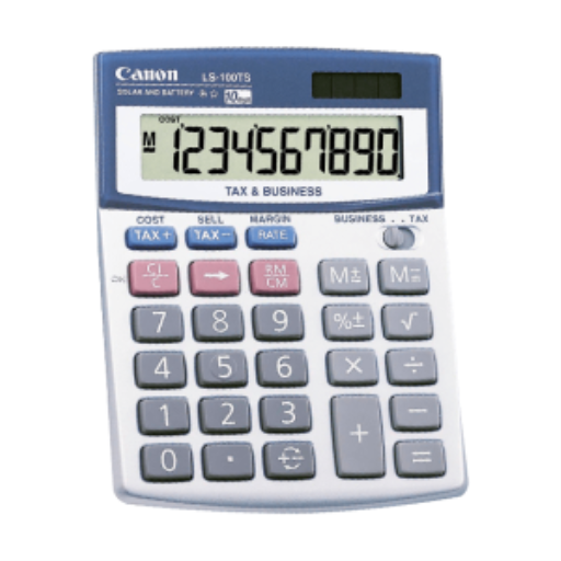 Calculatrice Canon LS-100TS — argent (5936A003)
