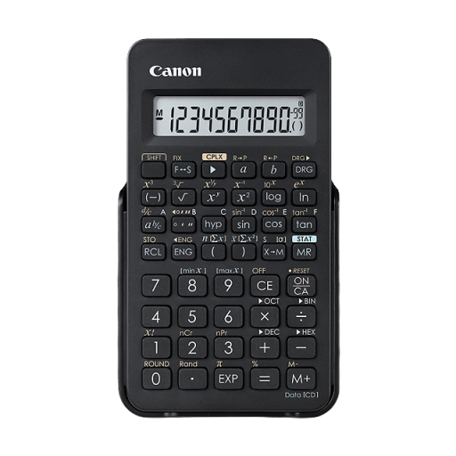 Calculatrice scientifique Canon F-605G — 154 fonctions, 10+2 chiffres, noir (0891C001)